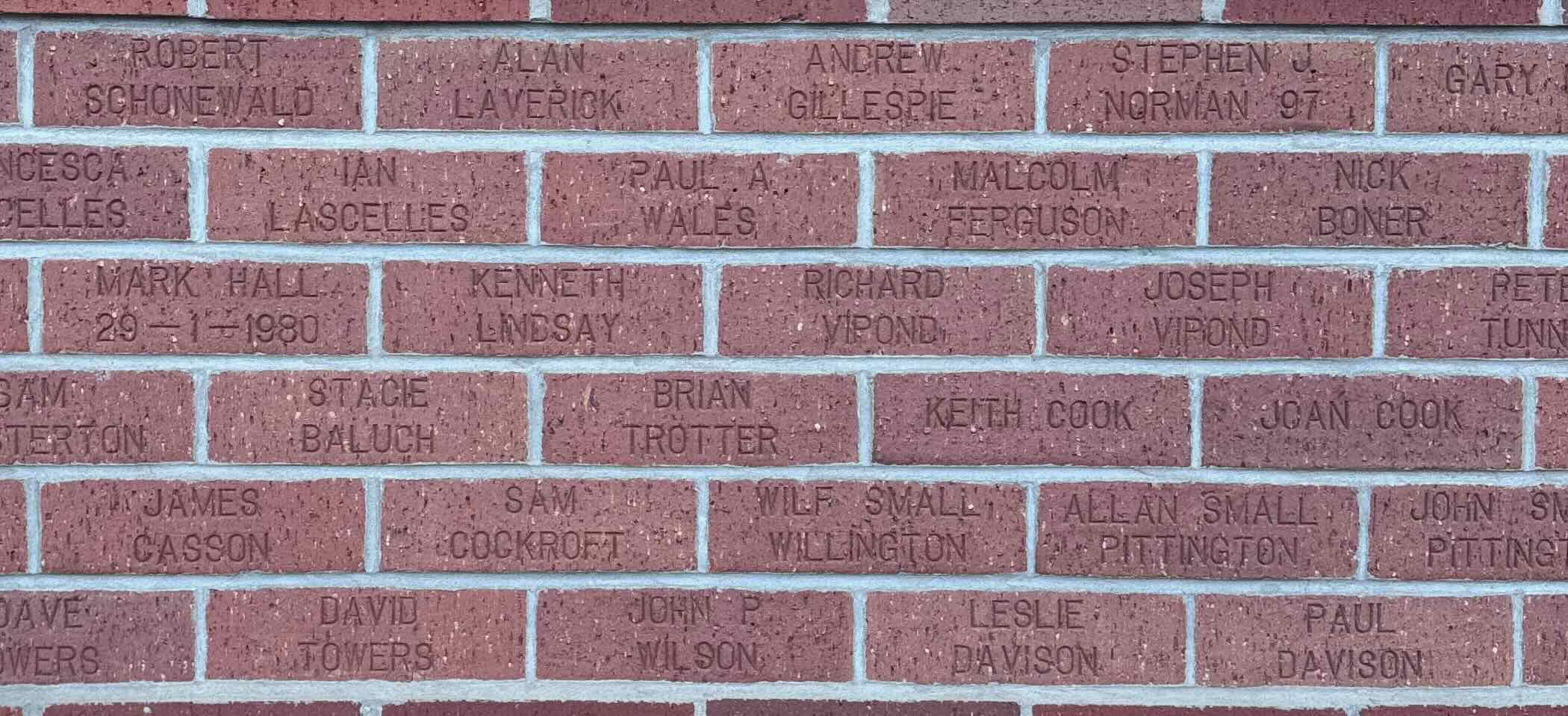 Image of brick for RICHARD VIPOND