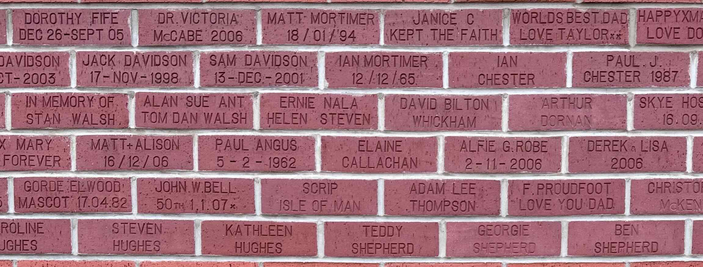 Image of brick for BEN SHEPHERD
