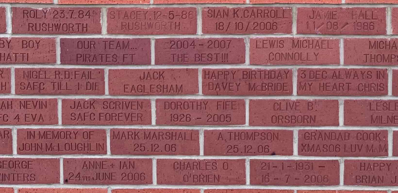Image of brick for OUR TEAM... PIRATES FT