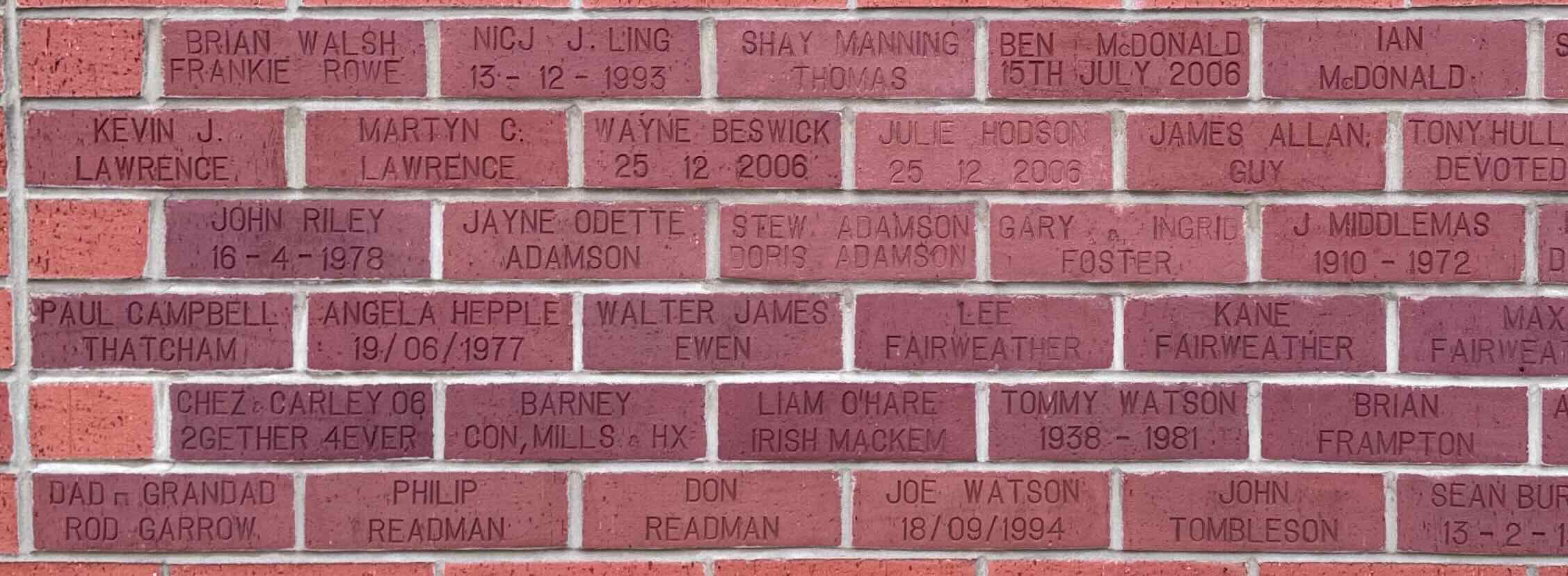 Image of brick for IAN McDONALD