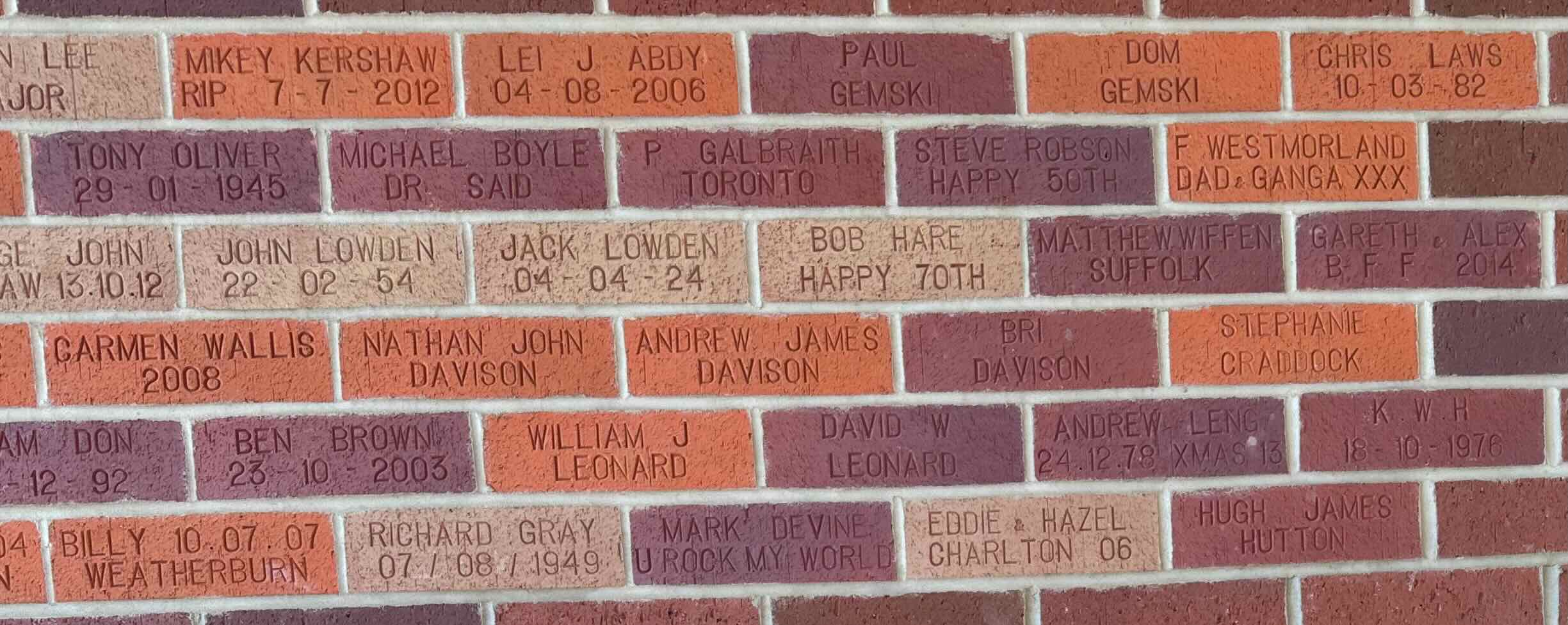 Image of brick for JOHN LOWDEN 22-02-54