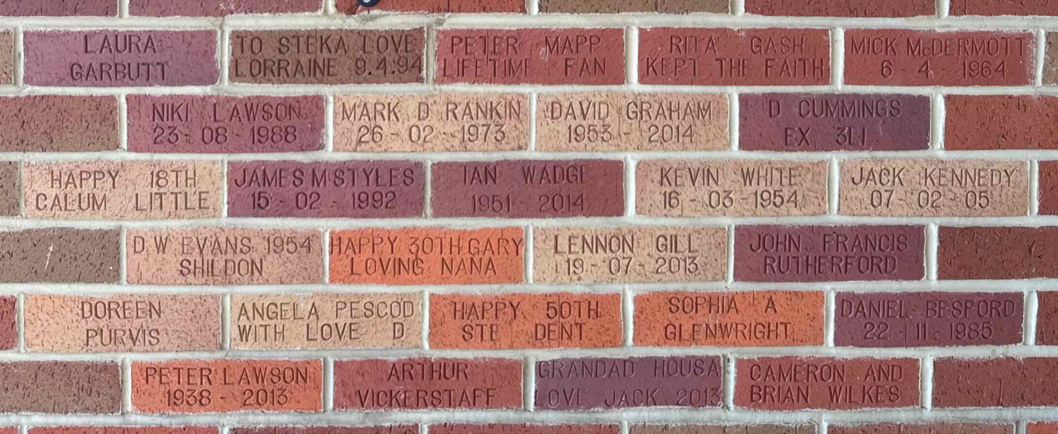 Image of brick for LENNON GILL 19-07-2013