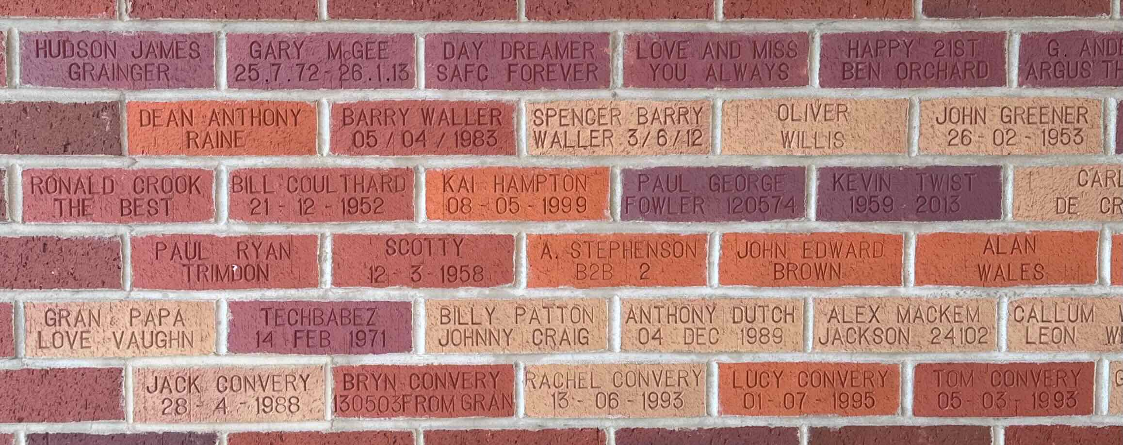 Image of brick for HUDSON JAMES GRAINGER