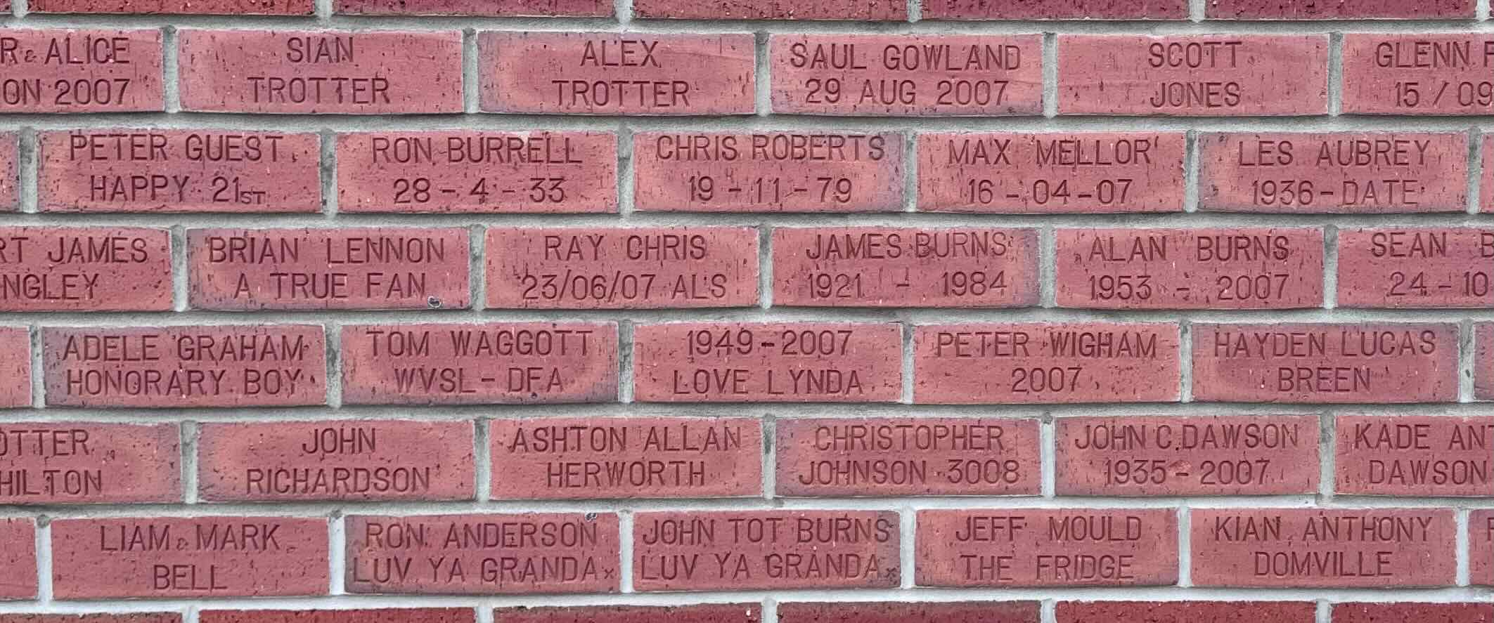 Image of brick for PETER GUEST HAPPY 21ST