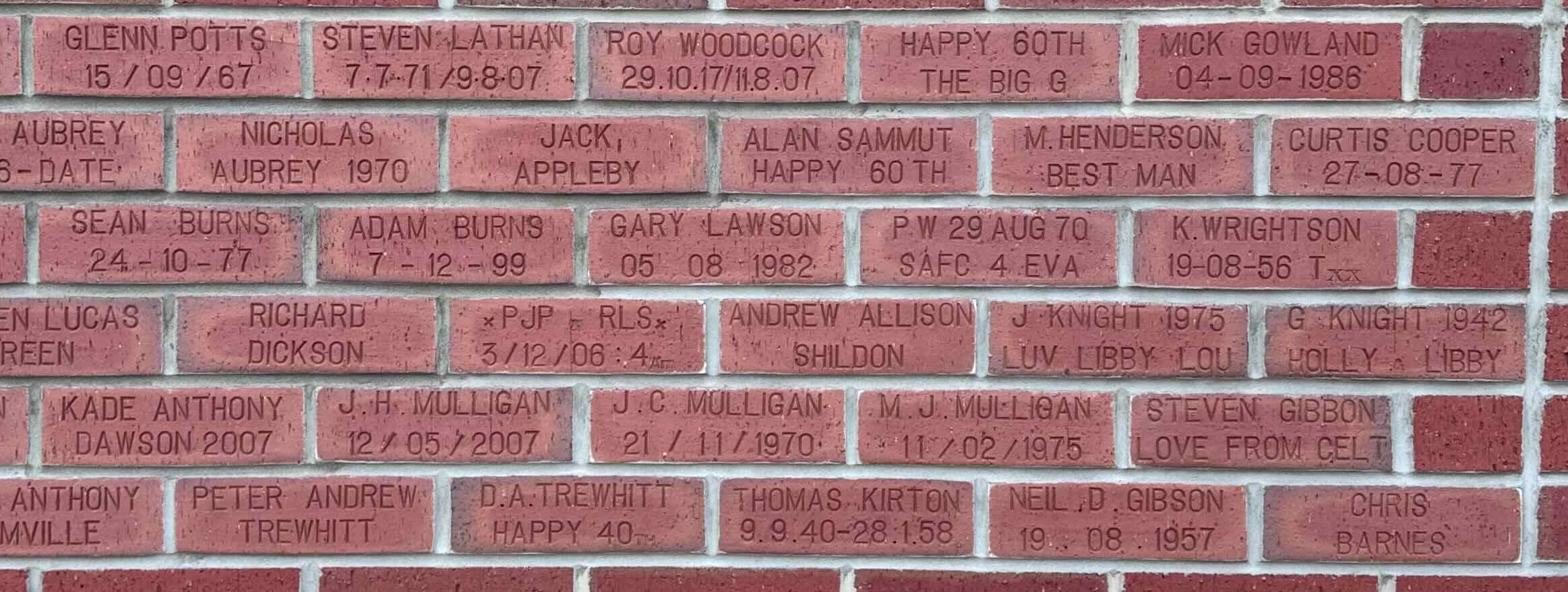 Image of brick for ADAM BURNS 7-12-99