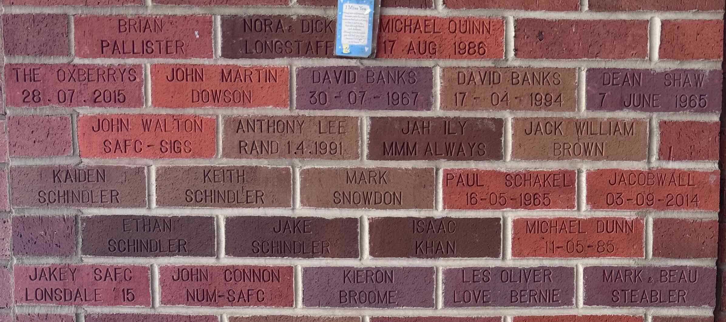 Image of brick for JAKEY SAFC LONSDALE '15