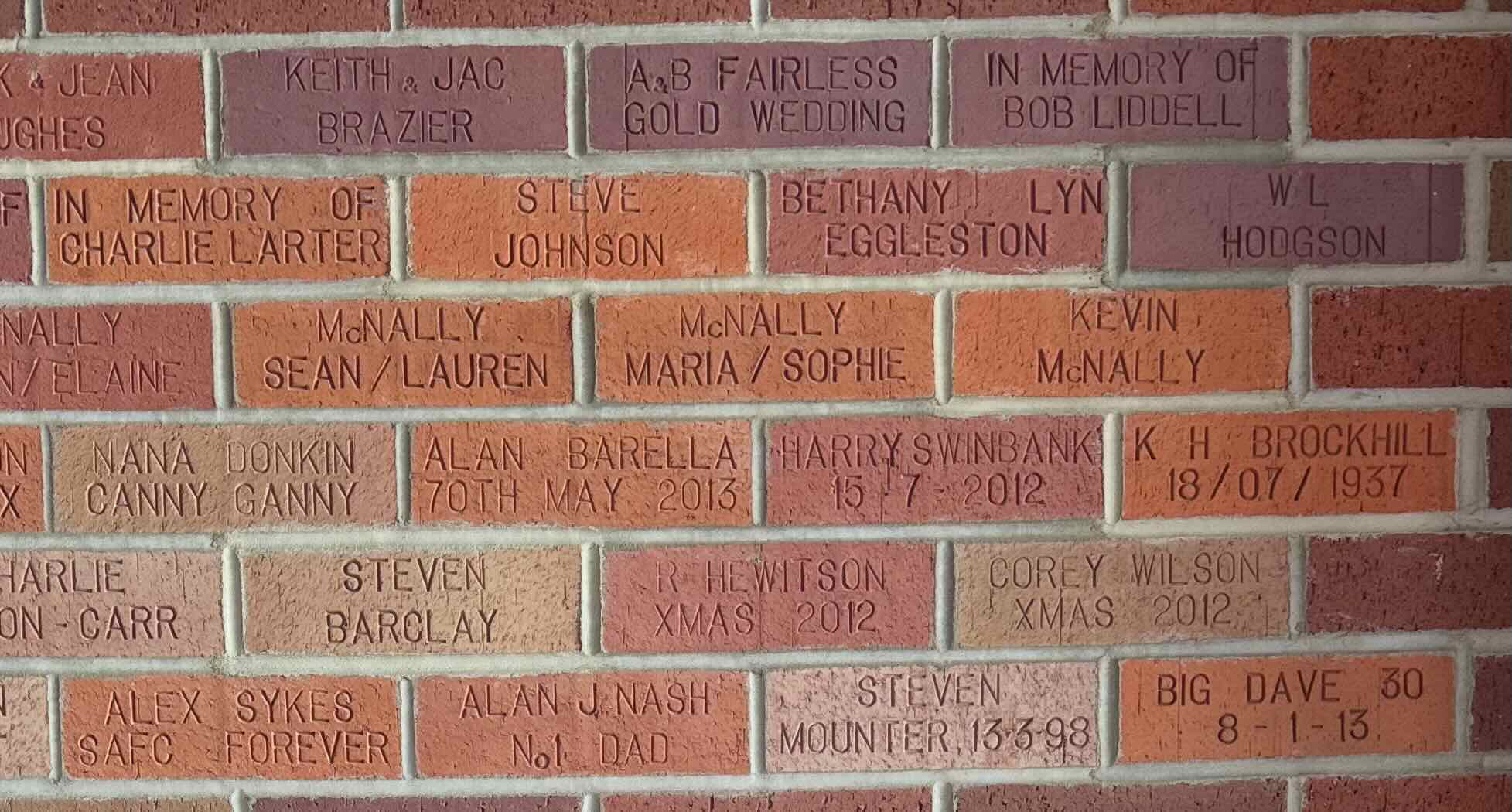 Image of brick for COREY WILSON XMAS 2012