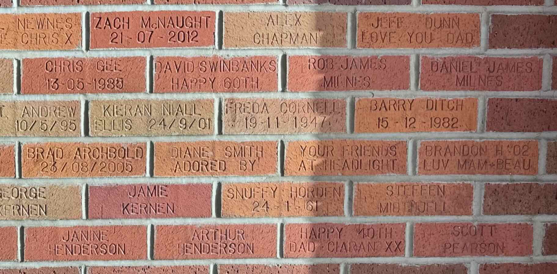 Image of brick for DANIEL JAMES MILNES