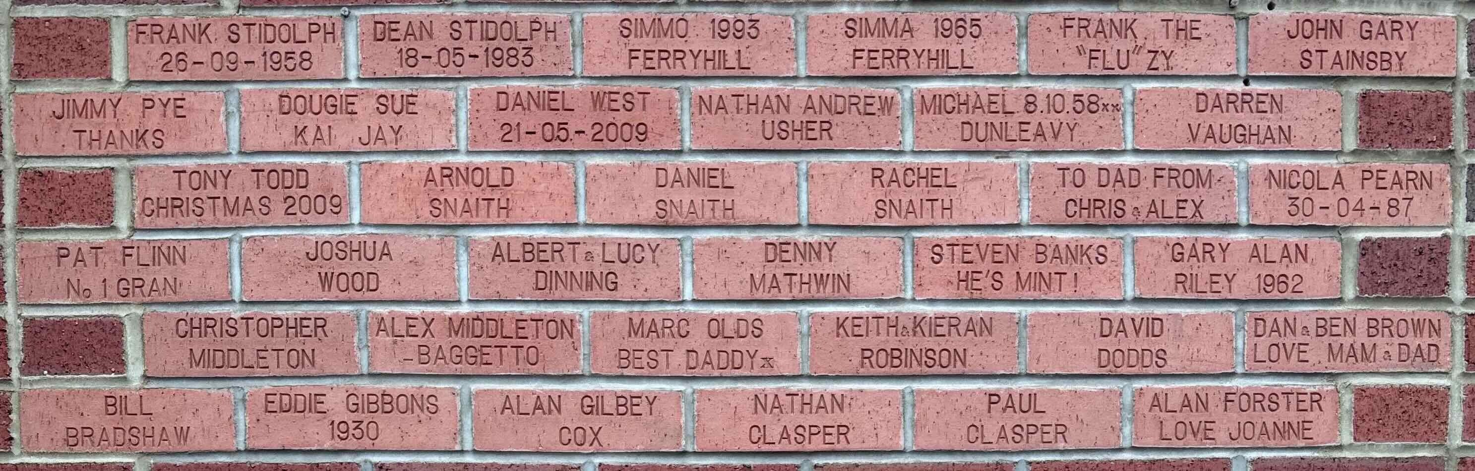 Image of brick for DEAN STIDOLPH 18-05-1983