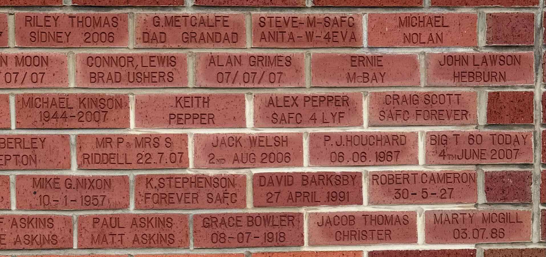 Image of brick for P.J.HOUCHARD 06.06.1967