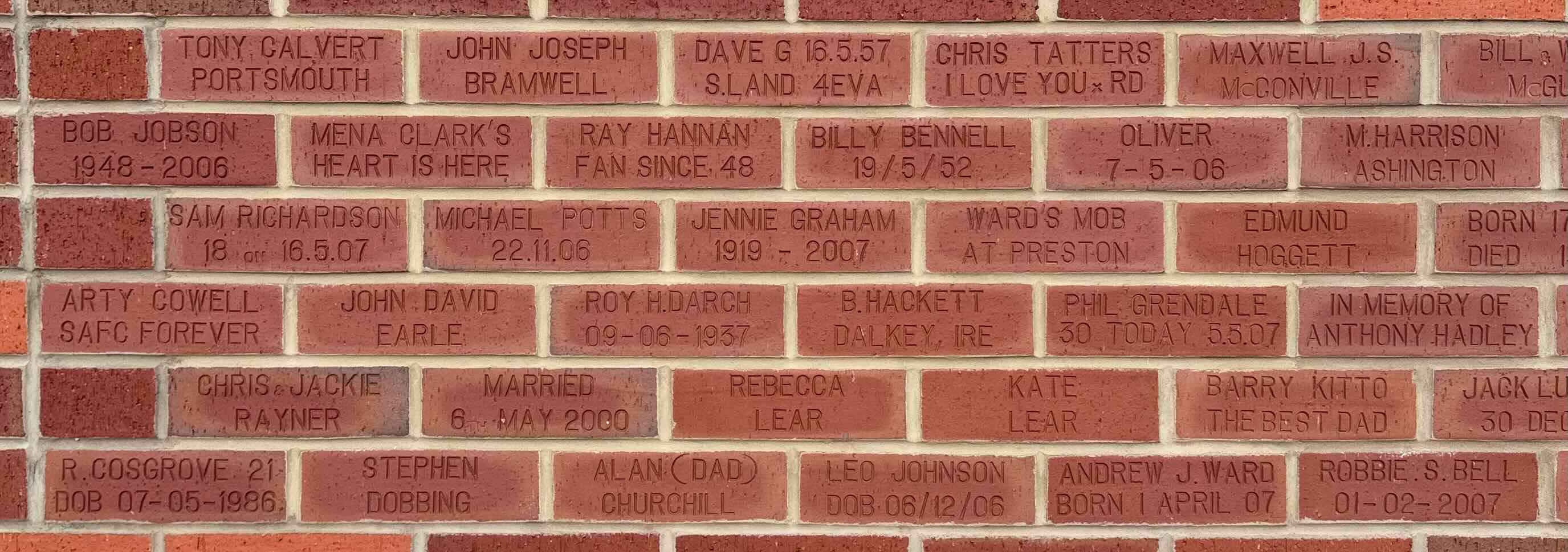 Image of brick for ALAN (DAD) CHURCHILL