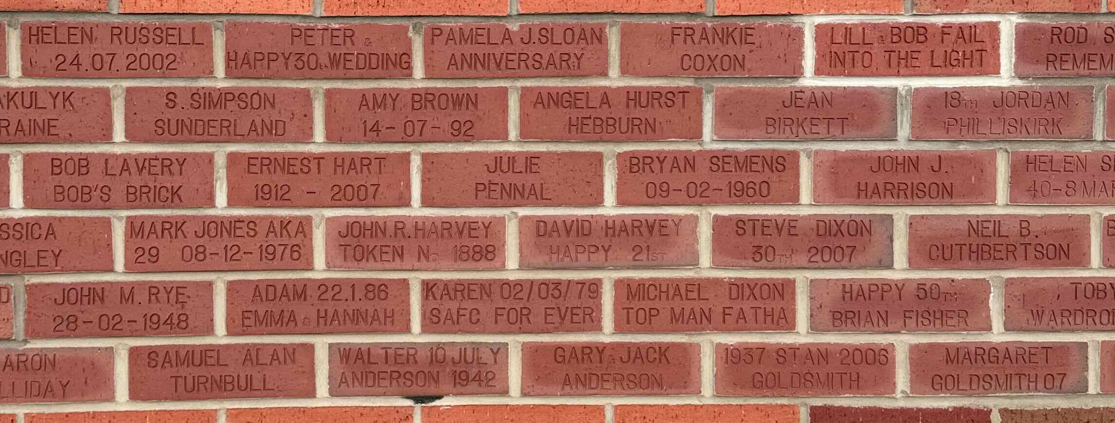 Image of brick for HELEN RUSSELL 24.07.2002