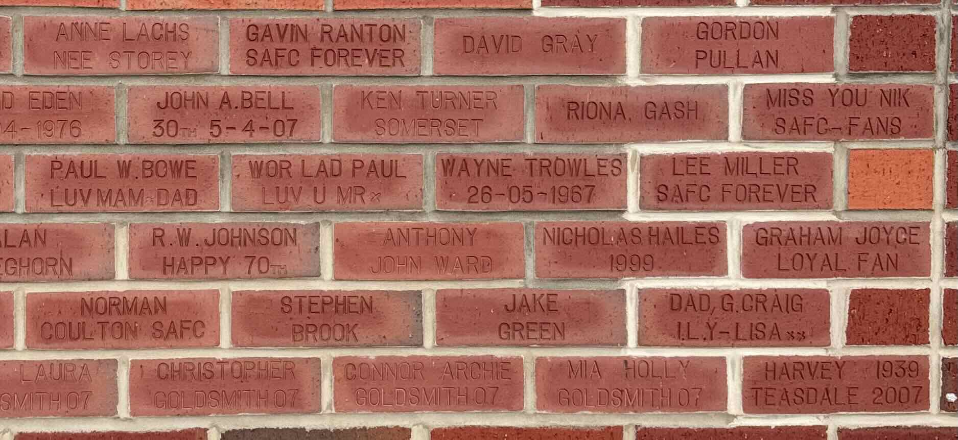 Image of brick for DAVID GRAY
