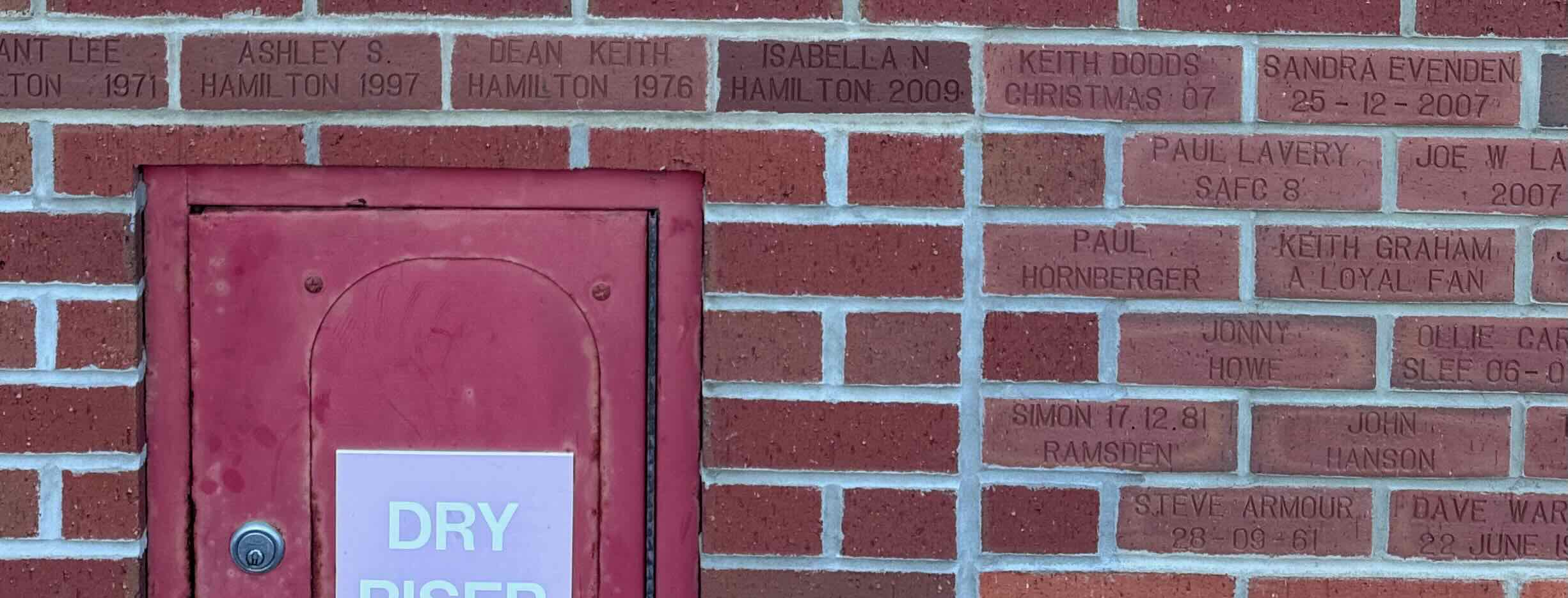 Image of brick for ASHLEY S. HAMILTON 1997