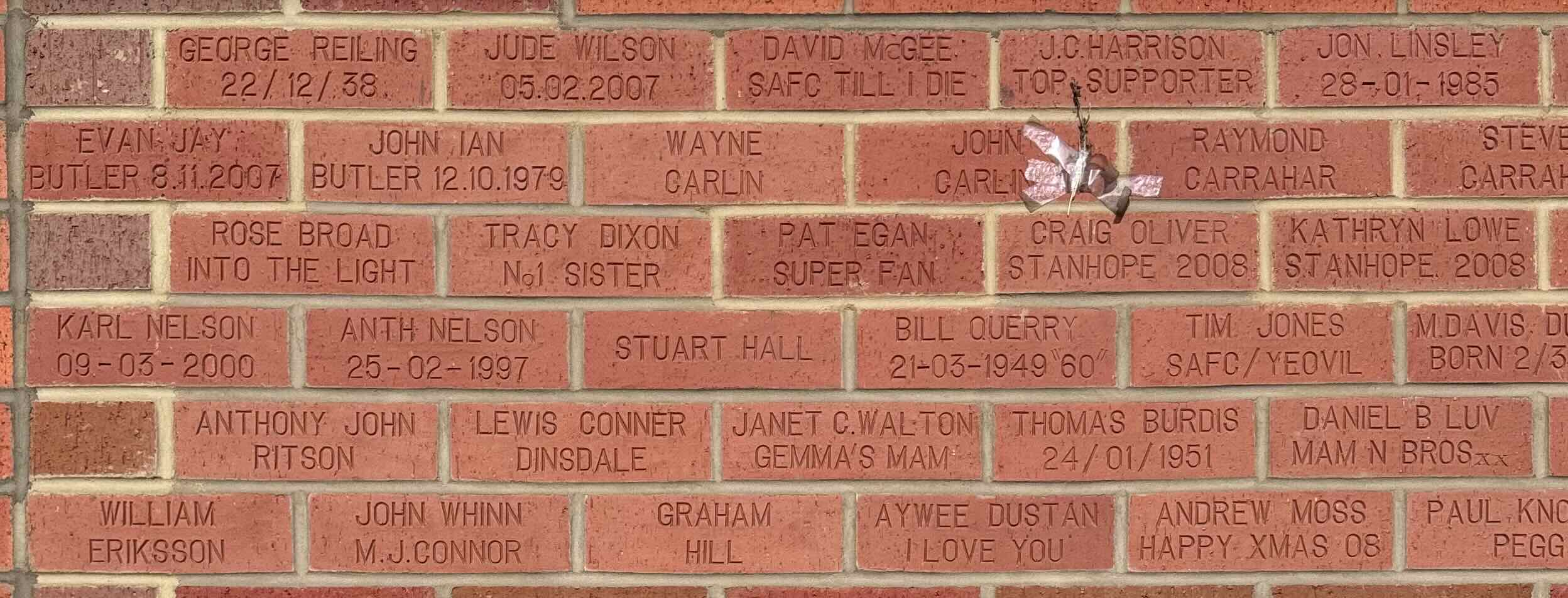 Image of brick for RAYMOND CARRAHAR
