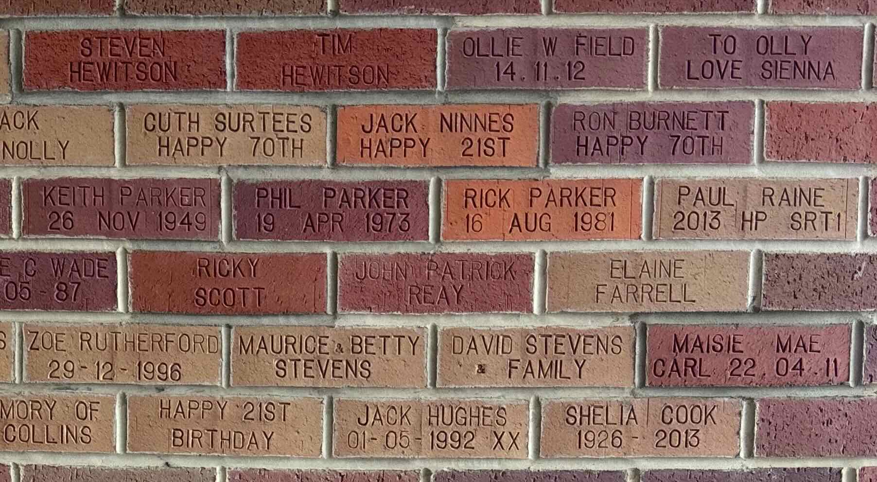 Image of brick for CUTH SURTEES HAPPY 70TH