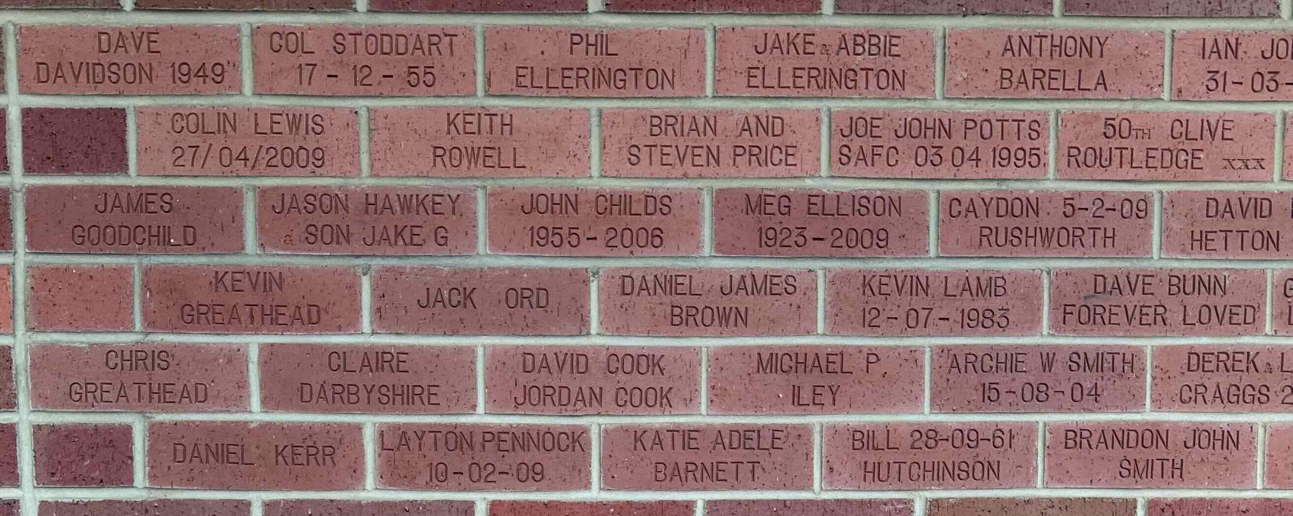 Image of brick for CLAIRE DARBYSHIRE
