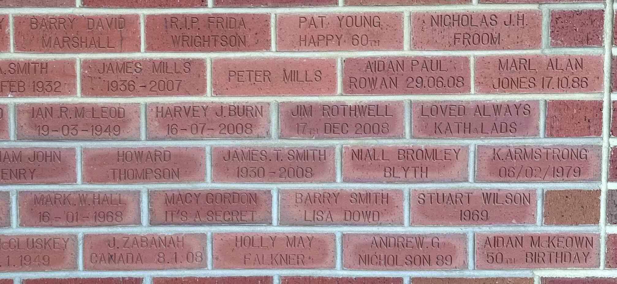 Image of brick for BARRY DAVID MARSHALL