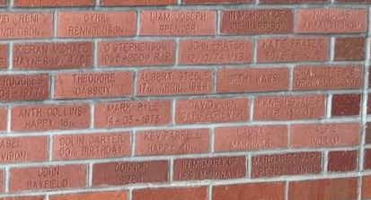 Image of brick for ALBERT STEELE 17TH APRIL 1944