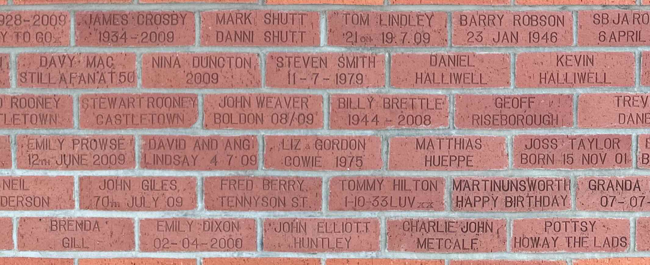 Image of brick for FRED BERRY TENNYSON ST