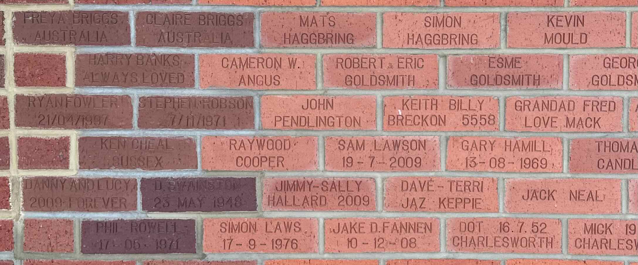 Image of brick for KEVIN MOULD