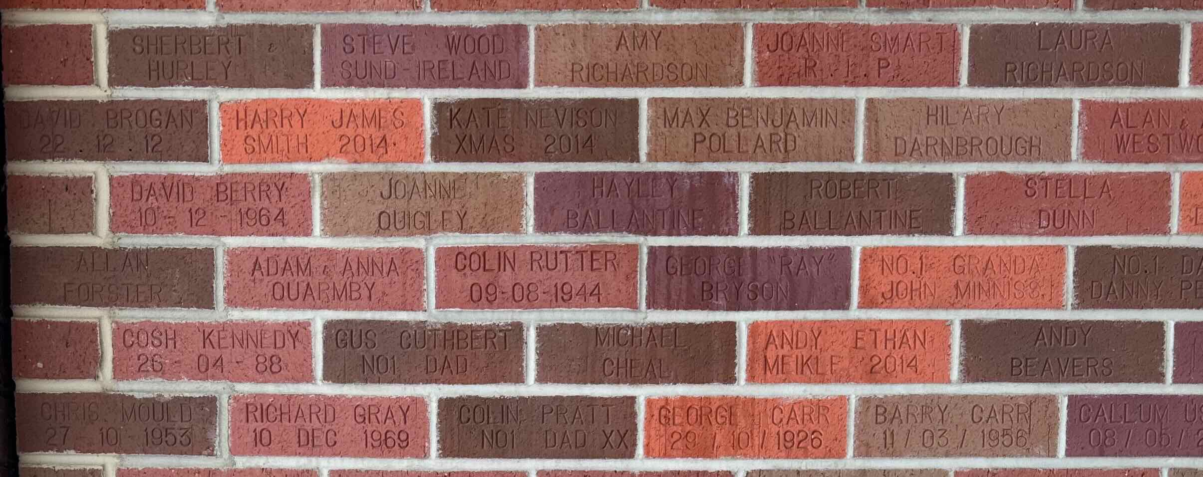 Image of brick for BARRY CARR 11/03/1956