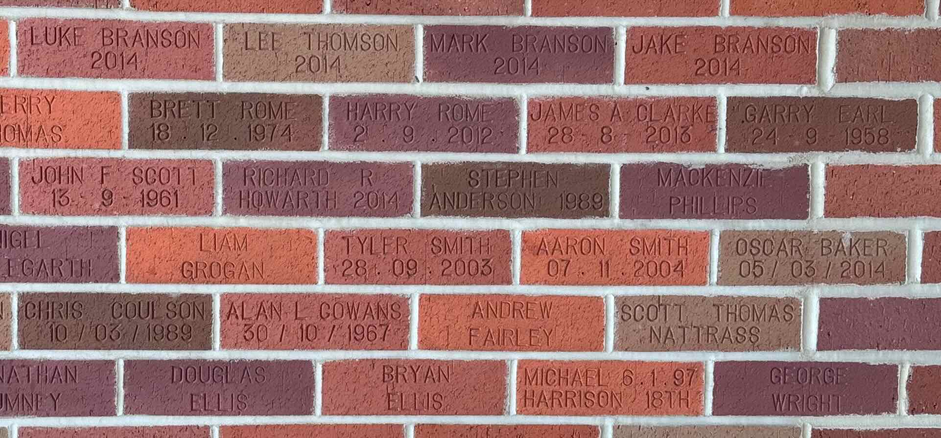 Image of brick for TYLER SMITH 28.09.2003