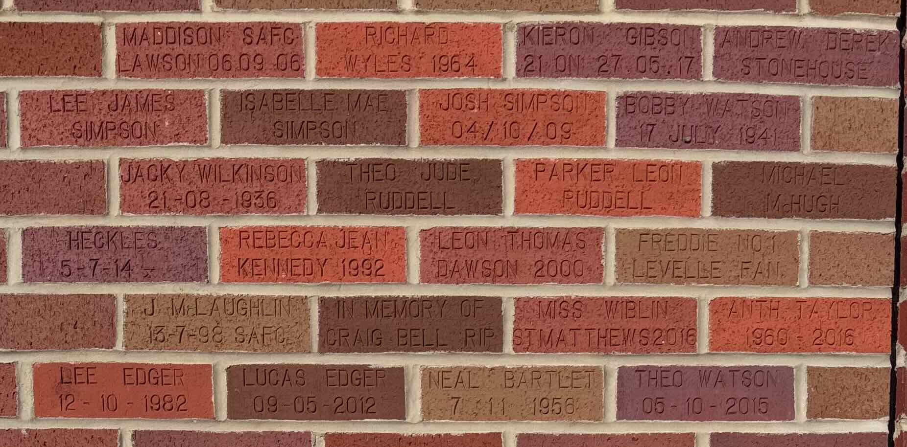 Image of brick for KIERON GIBSON 21 ON 27.05.17