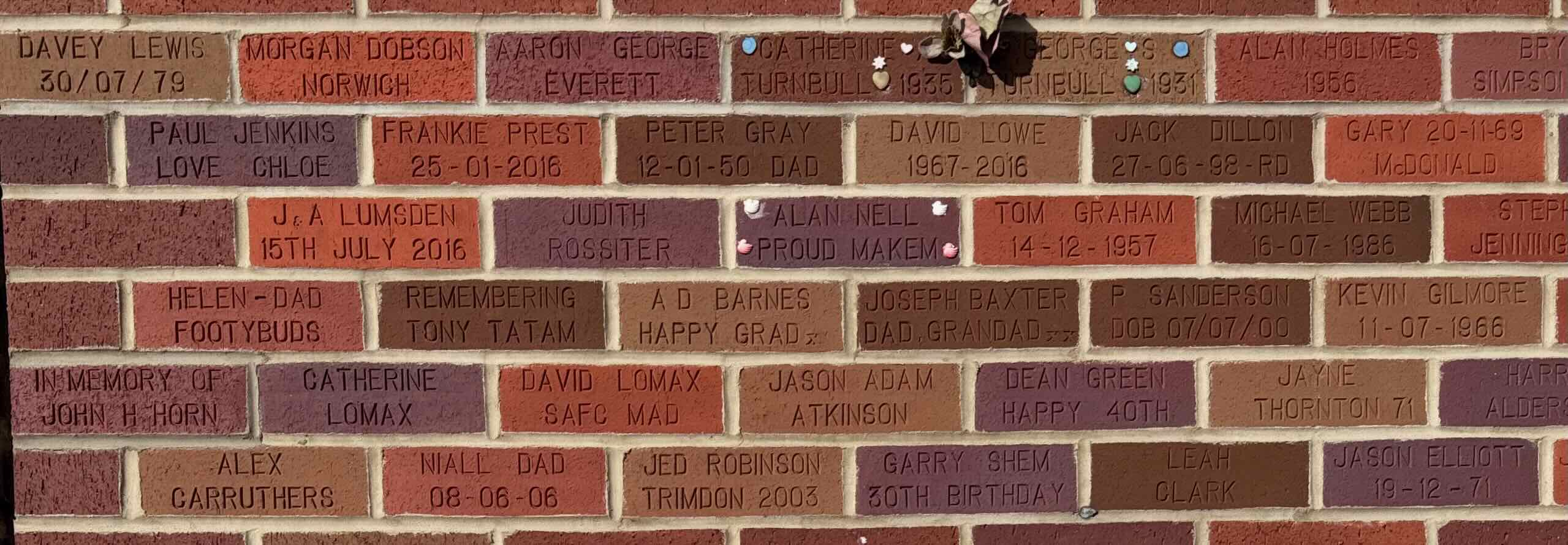 Image of brick for CATHERINE LOMAX