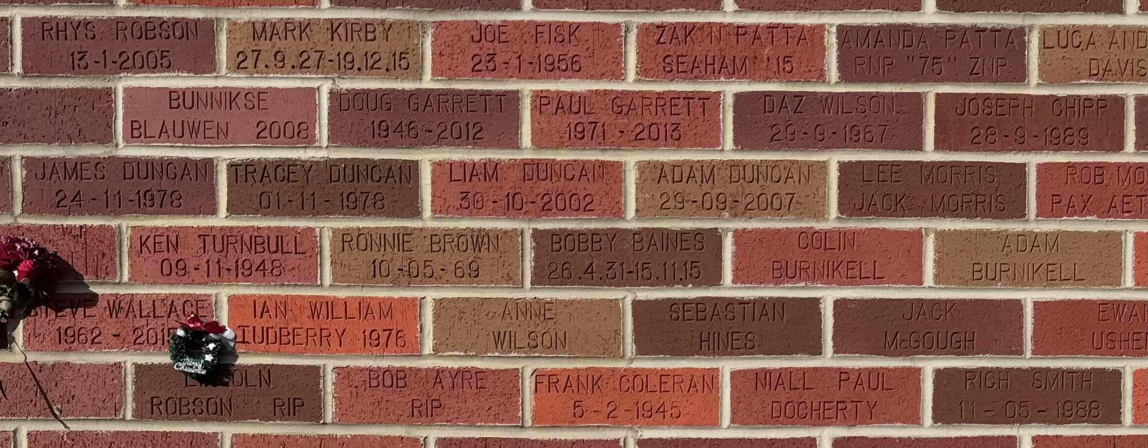 Image of brick for FRANK COLERAN 5-2-1945