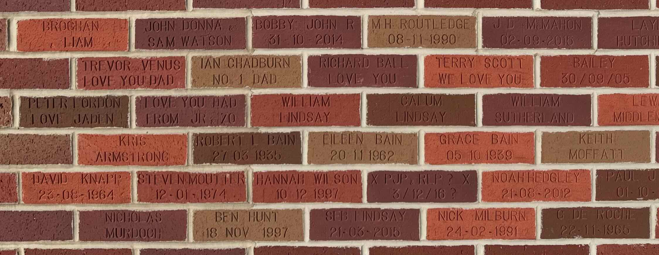 Image of brick for IAN CHADBURN NO 1 DAD