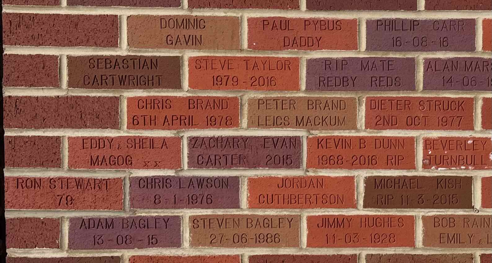 Image of brick for KEVIN B DUNN 1968-2016 RIP