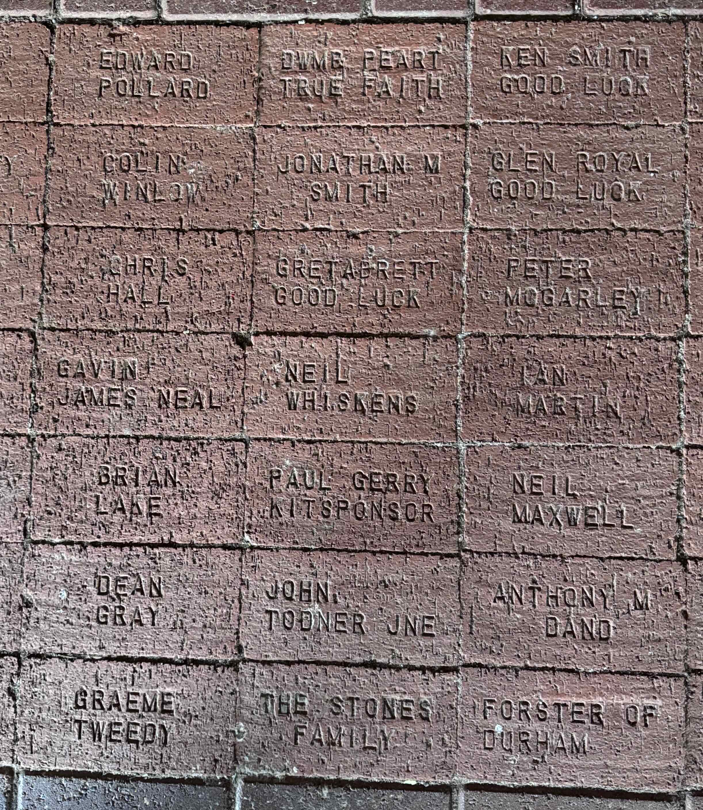 Image of brick for GRAEME TWEEDY