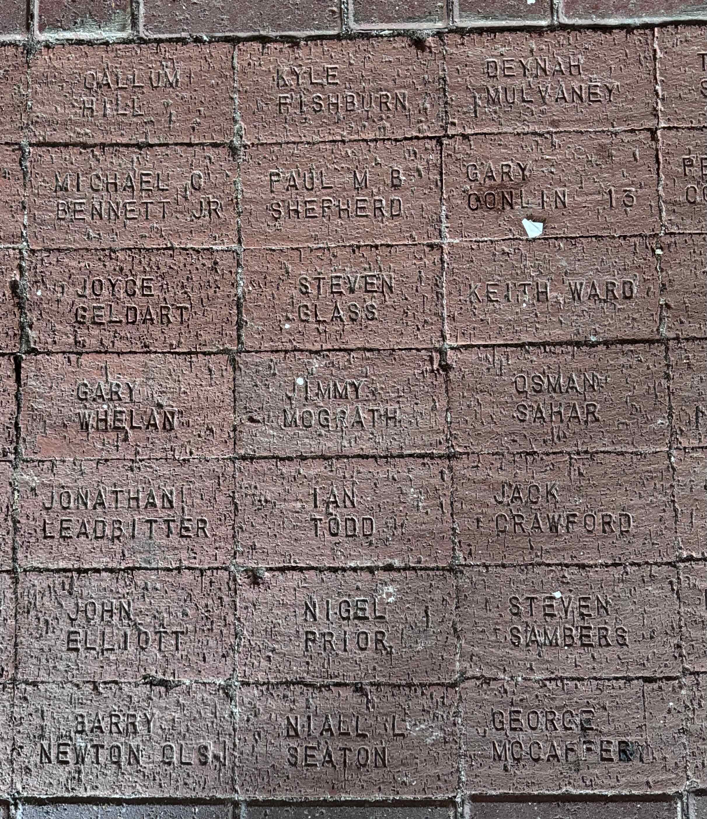 Image of brick for KYLE FISHBURN