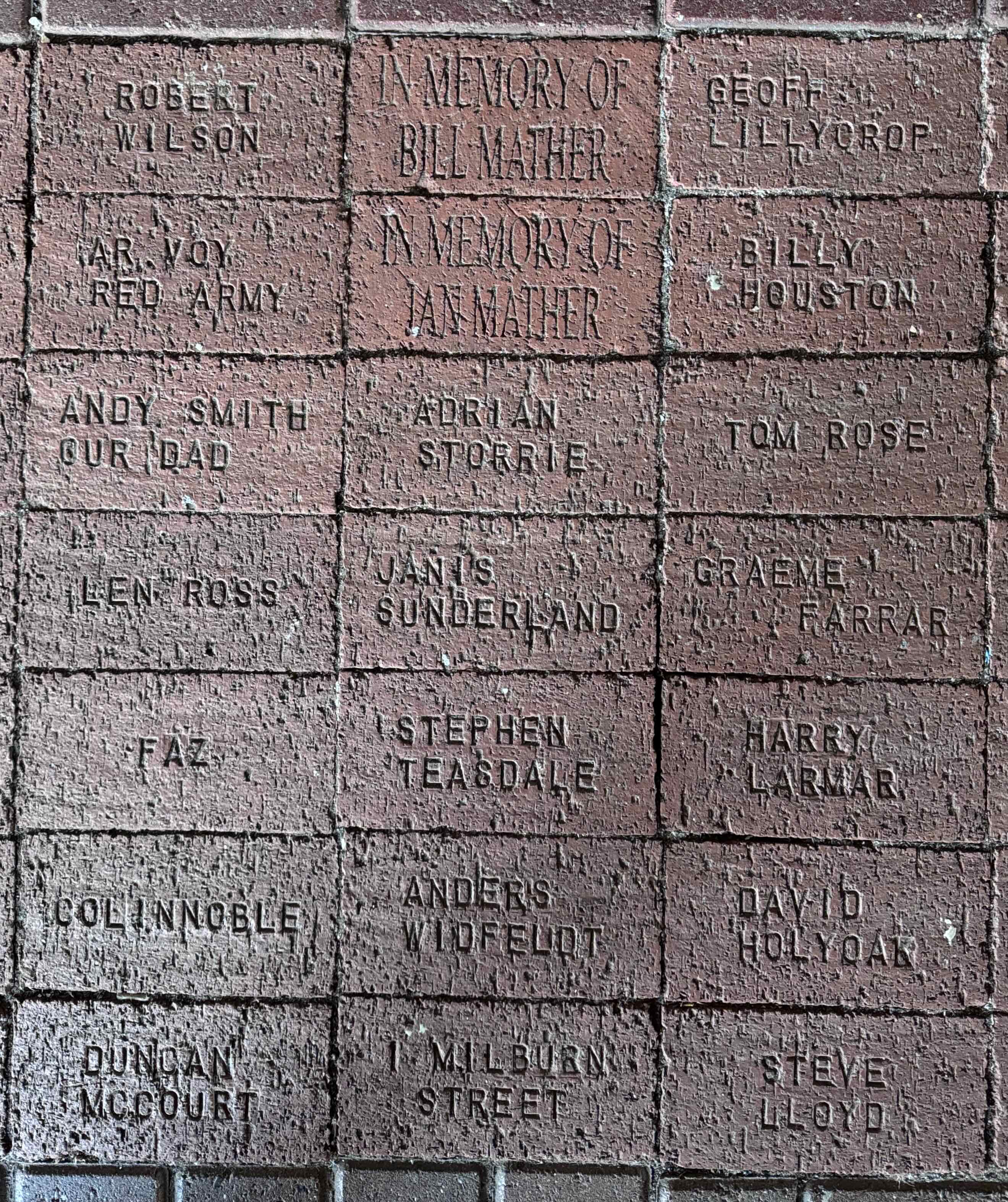 Image of brick for ROBERT WILSON