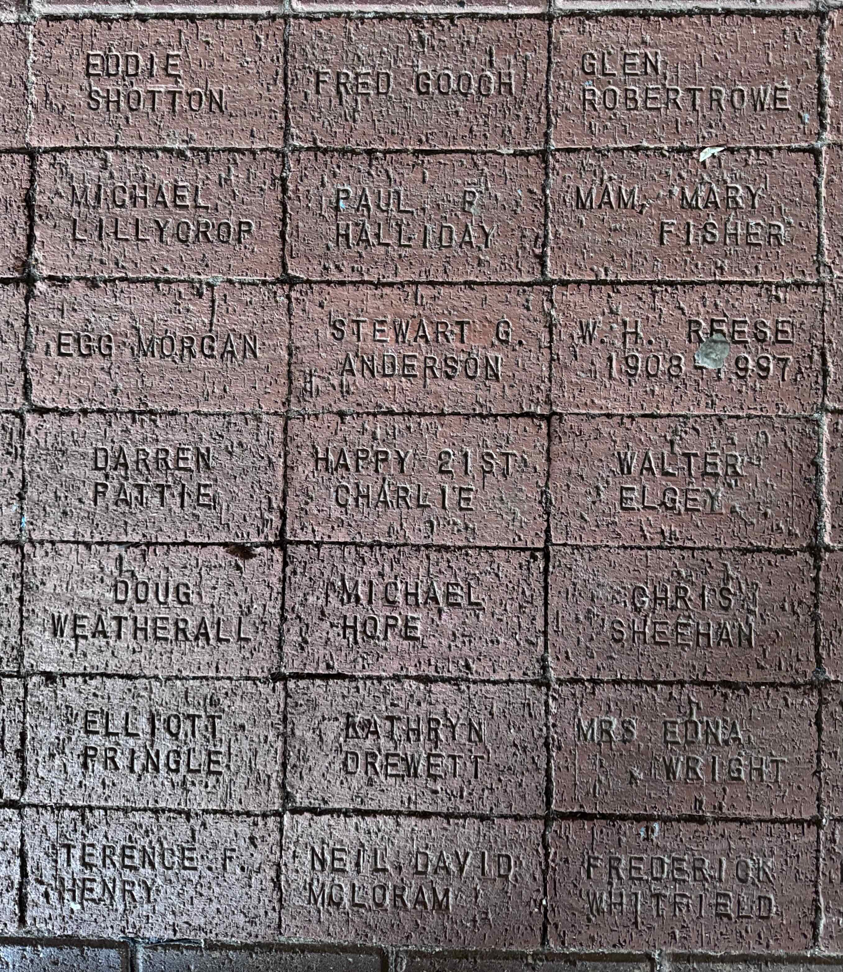 Image of brick for EDDIE SHOTTON
