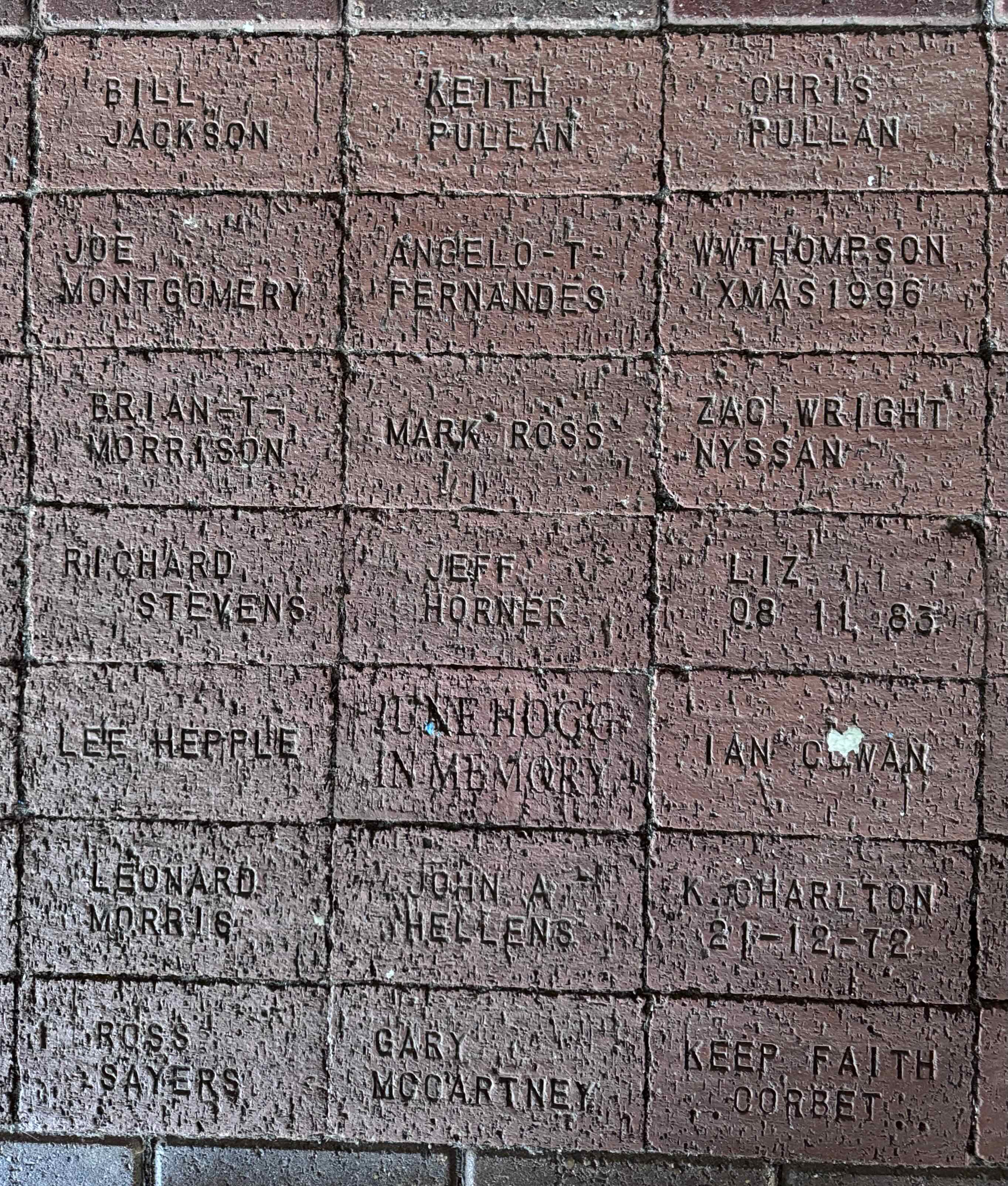Image of brick for BILL JACKSON