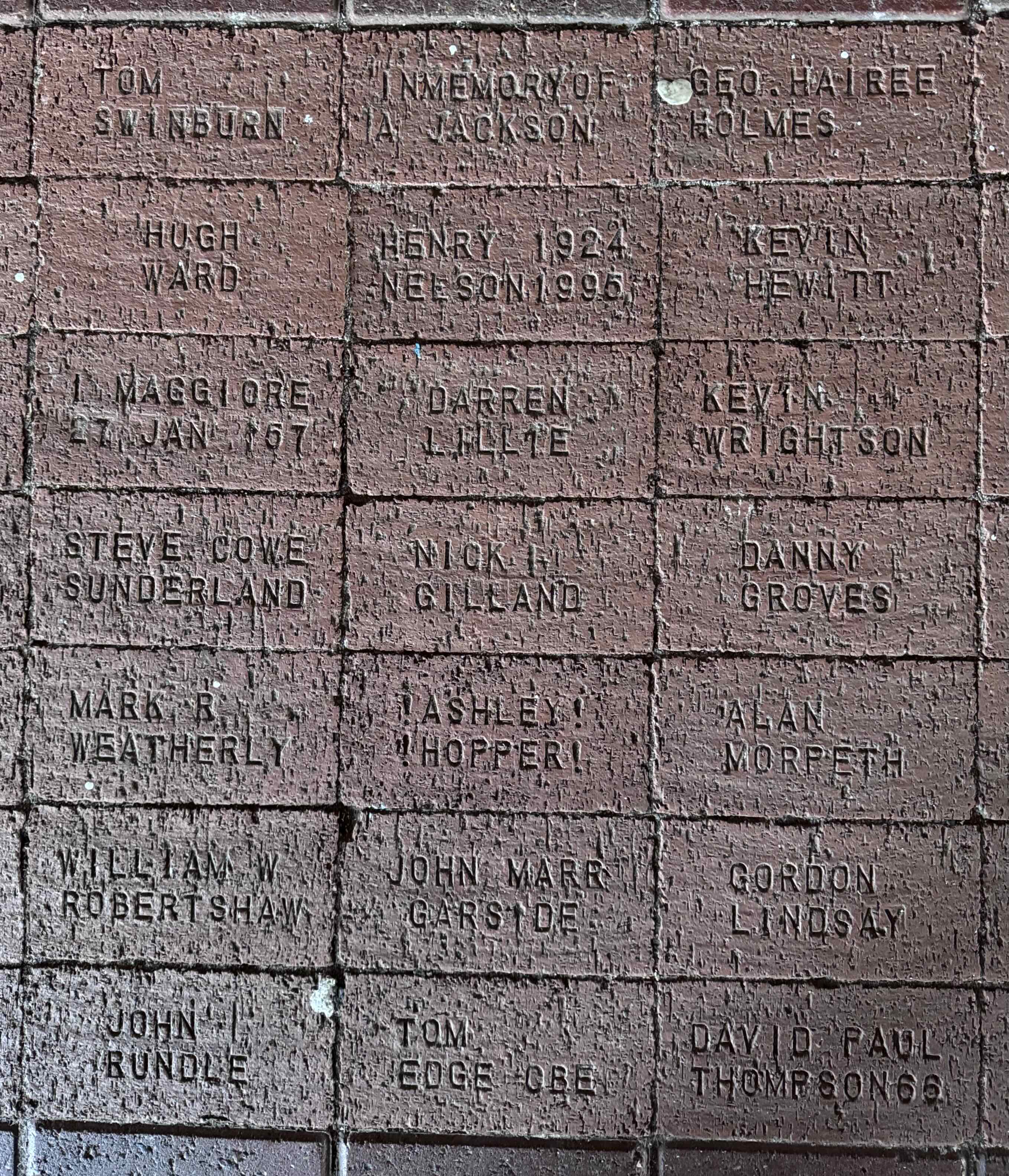 Image of brick for JOHN RUNDLE