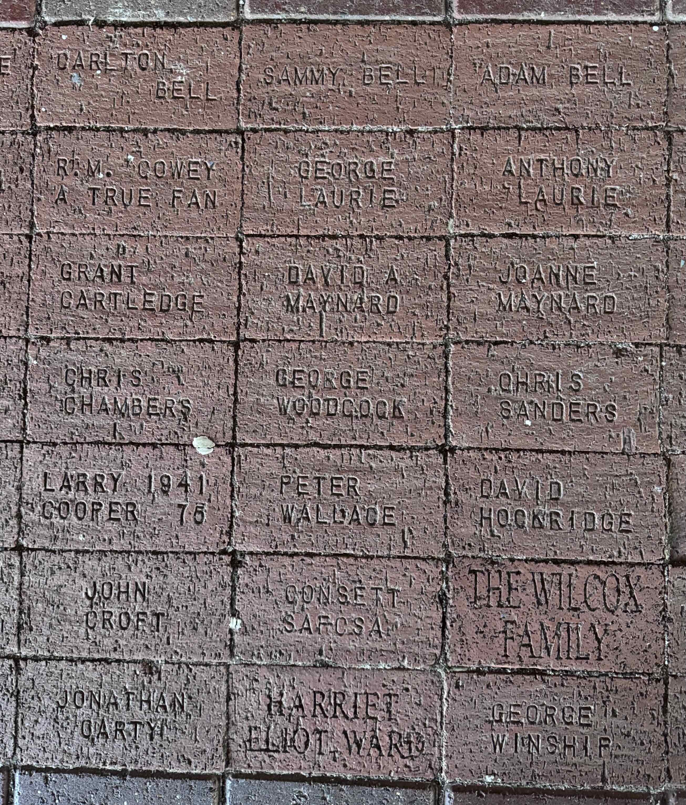 Image of brick for GEORGE WINSHIP