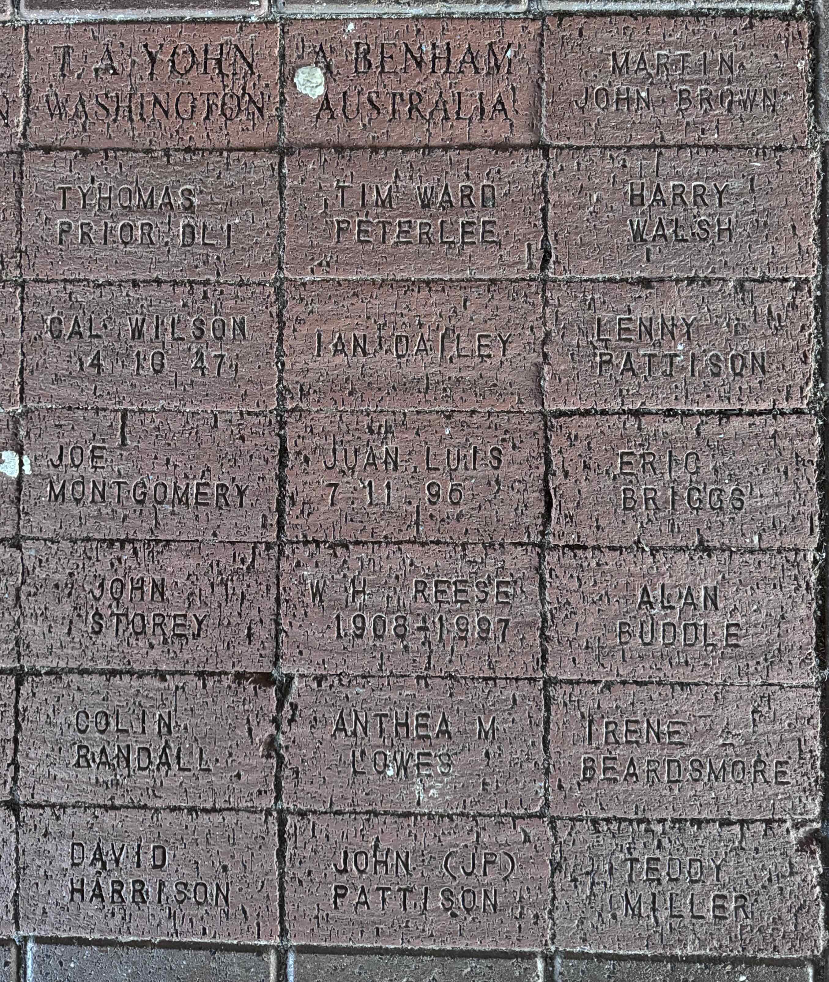 Image of brick for JOHN STOREY